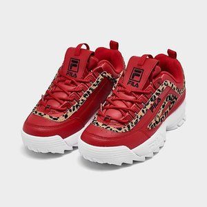Fila Disruptor 2 - Red & Leopard - BNIB